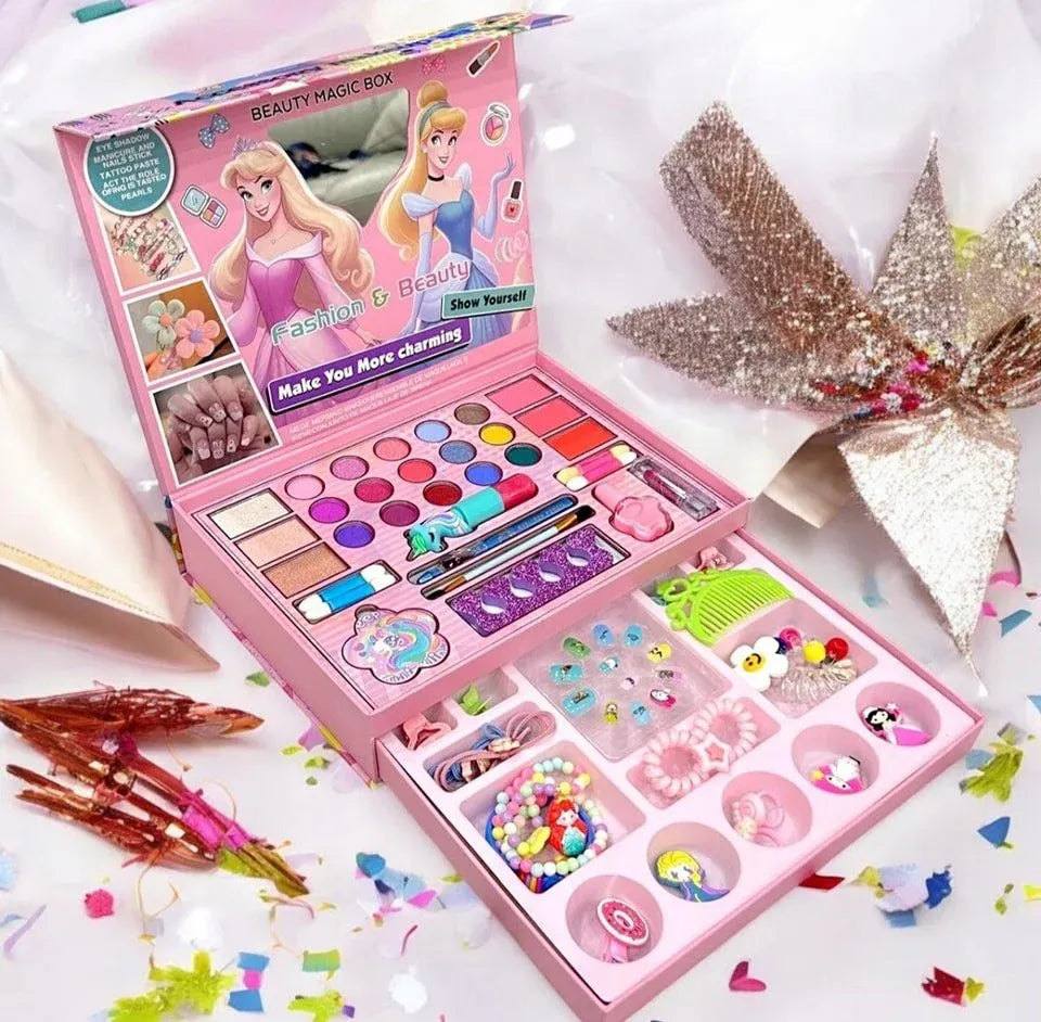 Princess Beauty Makeup Set for Girls - Ideal Gift for Creative Play