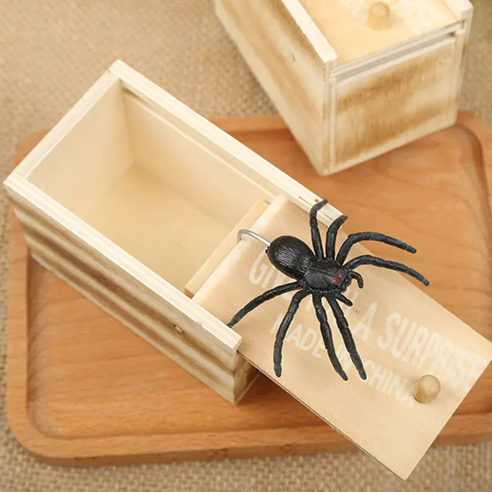 Funny Prank Wooden Box Toy (Random Character)