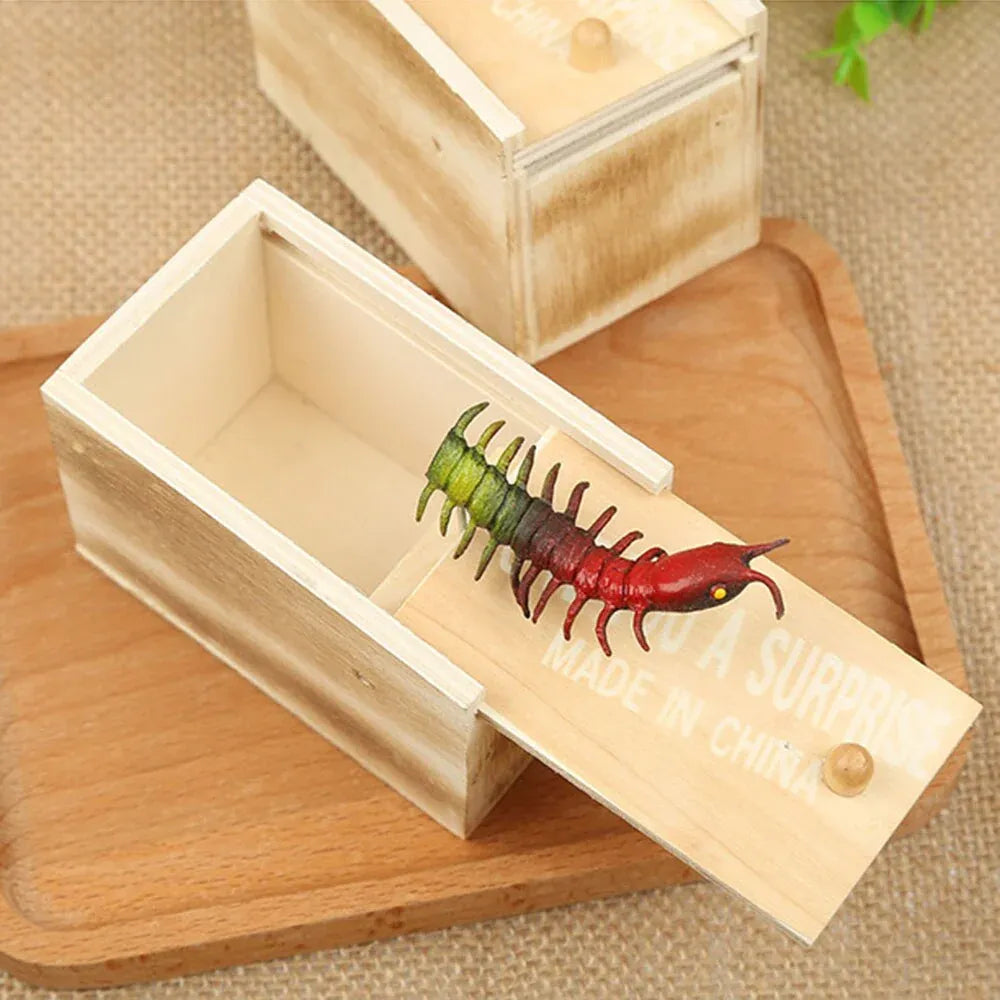 Funny Prank Wooden Box Toy (Random Character)
