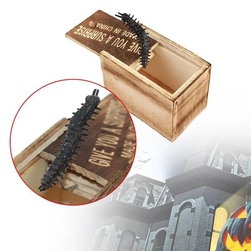 Funny Prank Wooden Box Toy (Random Character)
