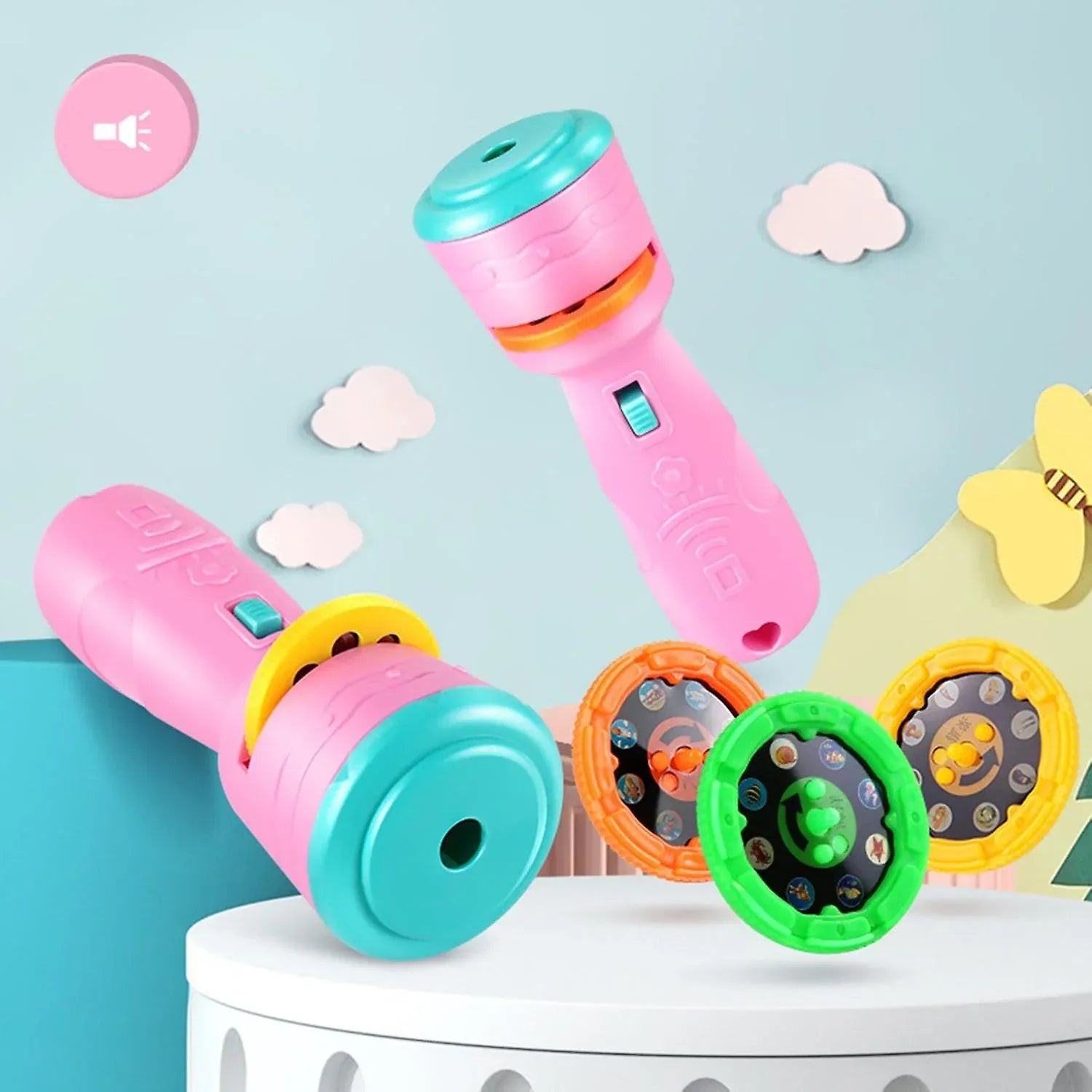 Projector Flashlight for Kids - 1 Disc