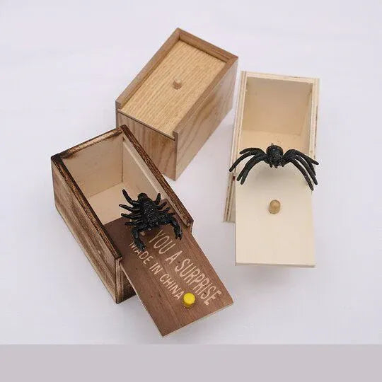 Funny Prank Wooden Box Toy (Random Character)