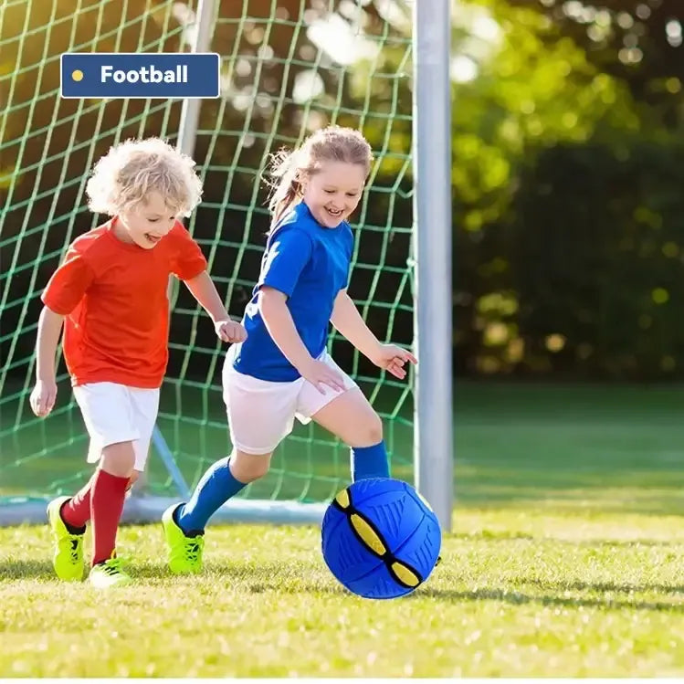 Magic Flying UFO Ball - Transforming Disc to Ball Toy with Light