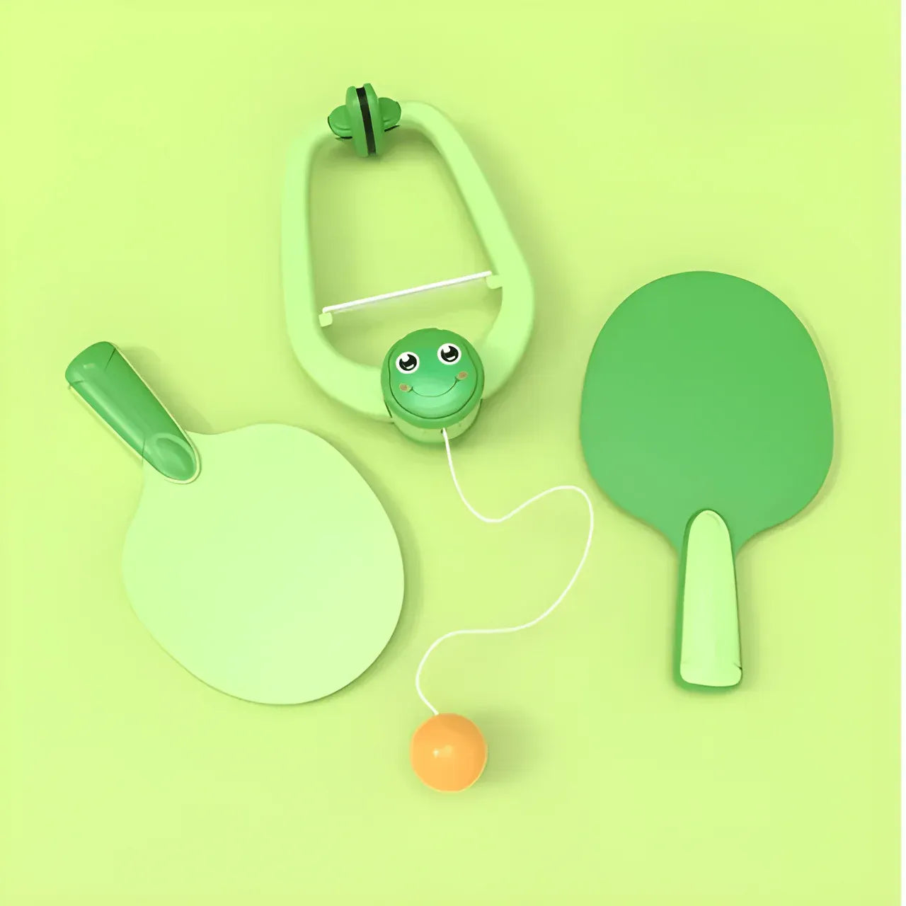 Lion Table Tennis Trainer - Hanging Indoor Ping Pong Practice Set for Kids